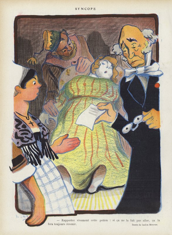 Illustration til Le Rire af Lucien Metivet