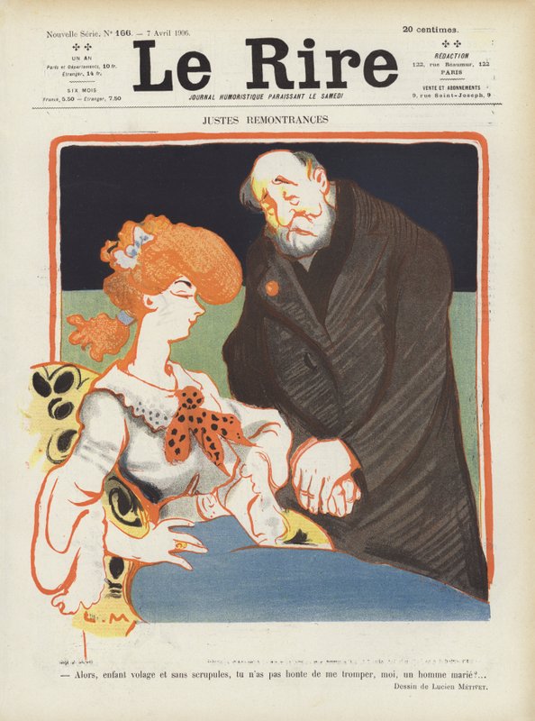 Illustration til Le Rire af Lucien Metivet