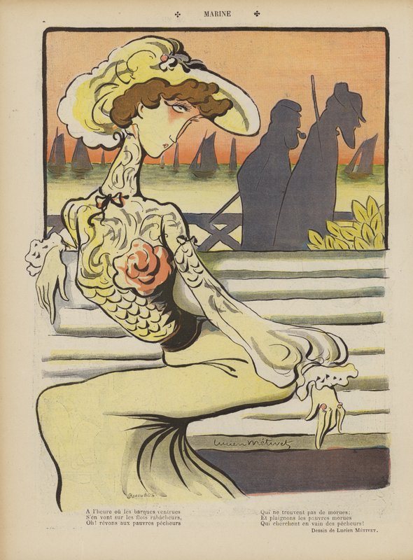 Illustration til Le Rire af Lucien Metivet