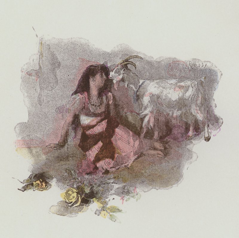 Illustration til Notre-Dame De Paris af Victor Hugo af Lucius Rossi