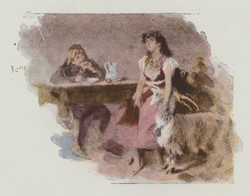 Illustration til Notre-Dame De Paris af Victor Hugo af Lucius Rossi