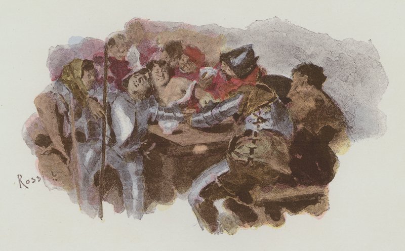 Illustration til Notre-Dame De Paris af Victor Hugo af Lucius Rossi