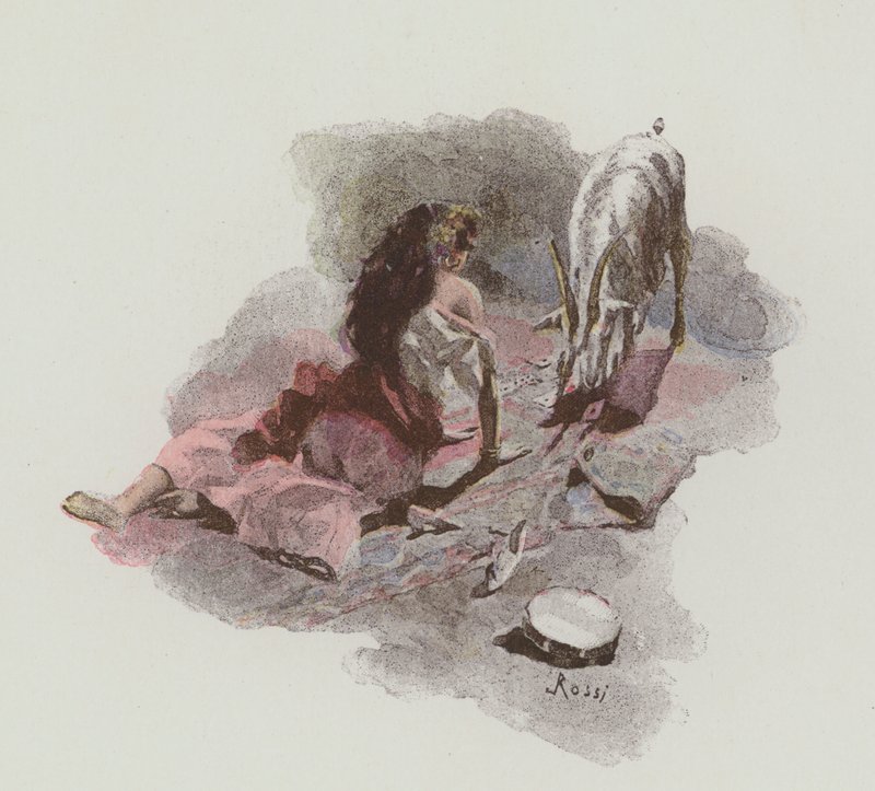 Illustration til Notre-Dame De Paris af Victor Hugo af Lucius Rossi