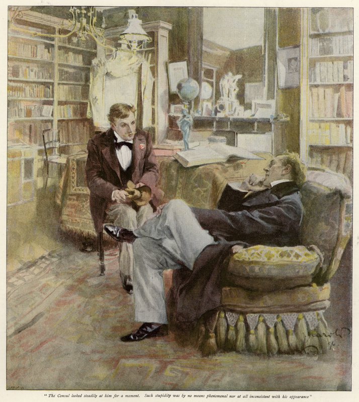 Unser Karl i Det grafiske julenummer 1897 af Ludek or Ludwig Marold