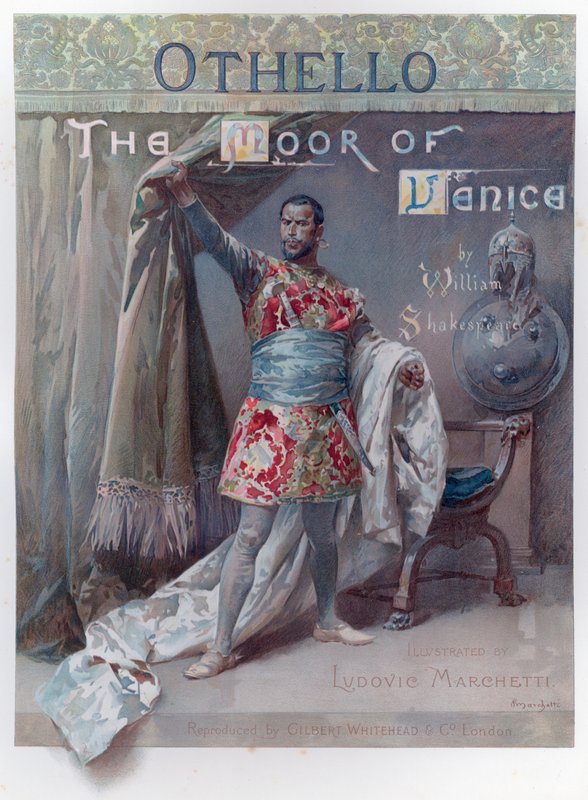 Illustration til Shakespeares Othello (chromolitho) af Ludovico Marchetti