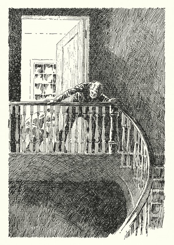 Illustration til The Picture of Dorian Gray af Oscar Wilde (litho) af Lui Trugo
