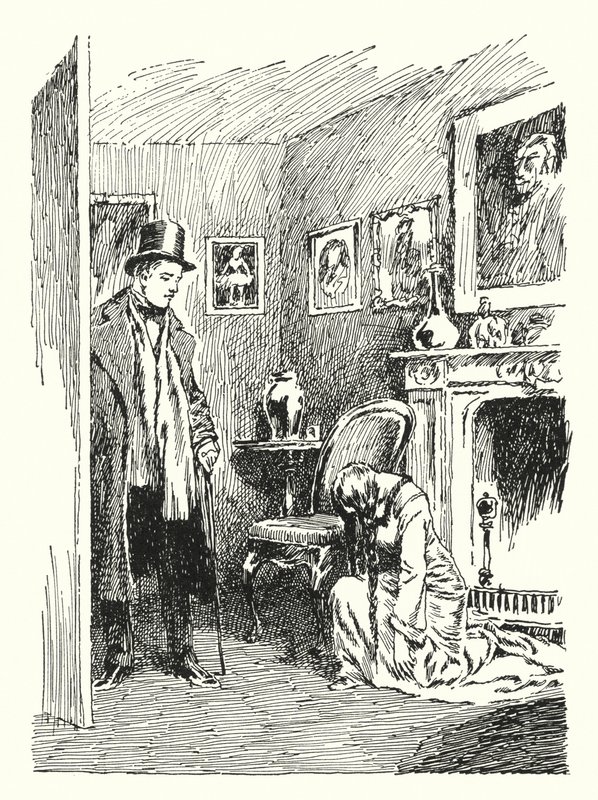 Illustration til The Picture of Dorian Gray af Oscar Wilde (litho) af Lui Trugo