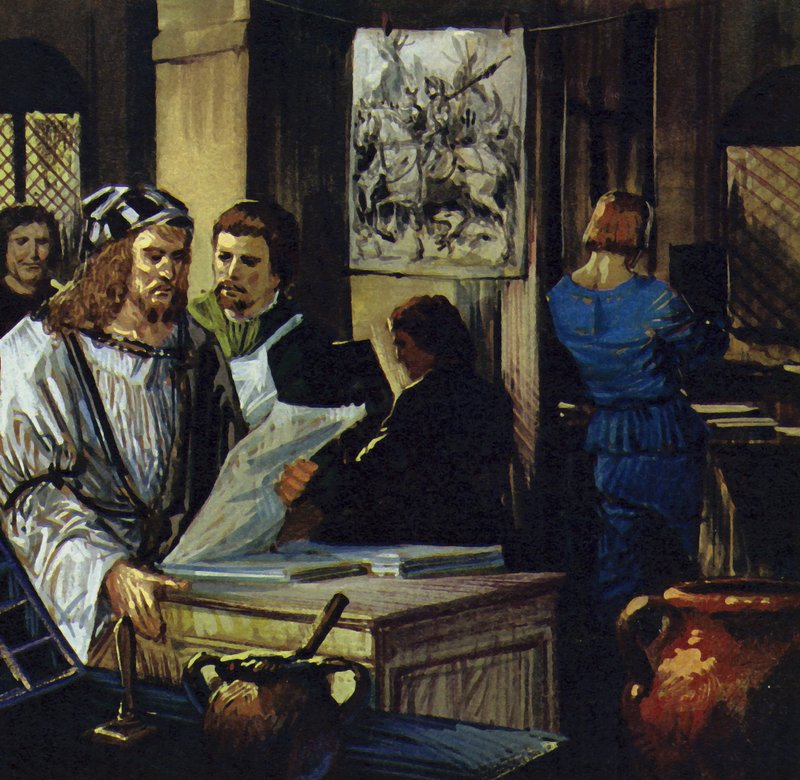 Durer tog til Basel og blev xylograf (træstikker) (farvelitografi) af Luis Arcas Brauner