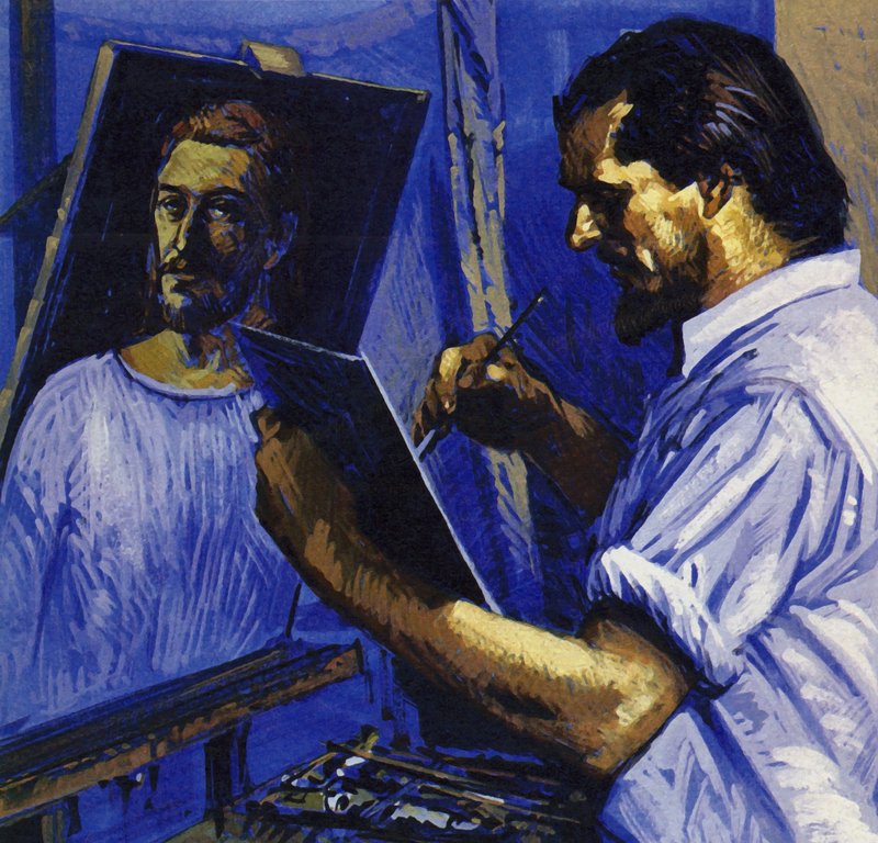 Gauguin levede i fattigdom og solgte kun et billede i ny og næ (farvelitografi) af Luis Arcas Brauner
