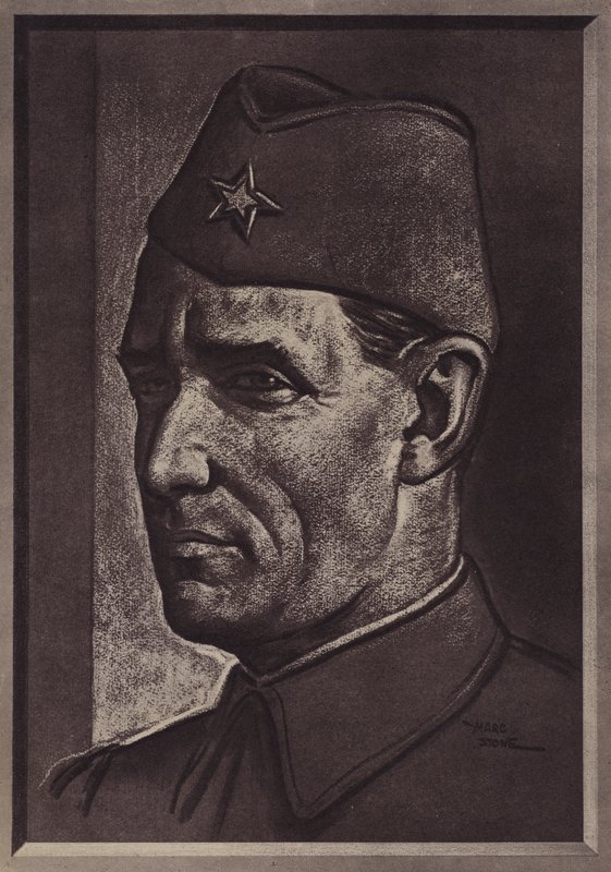 Marskal Tito, chef for partisanhæren, der befriede Jugoslavien fra tyskerne af Marcus Stone