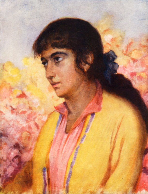 En armensk pige (farvelitografi) af Margaret Thomas
