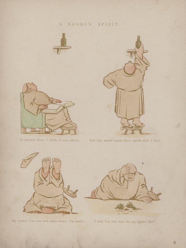 Side fra Cynicus Humors (farvet gravering) af Martin  Anderson