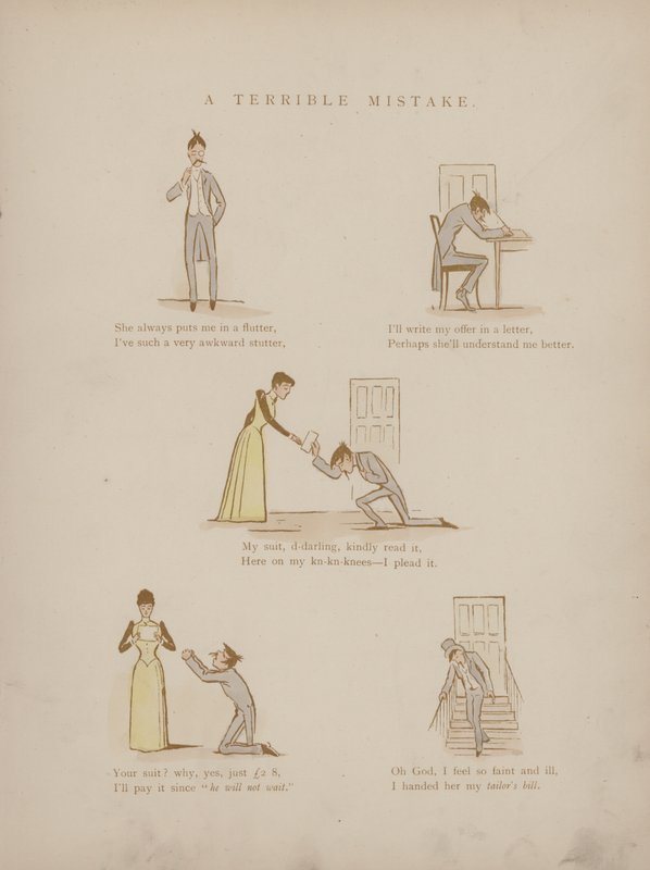 Side fra Cynicus Humors (farvet gravering) af Martin  Anderson
