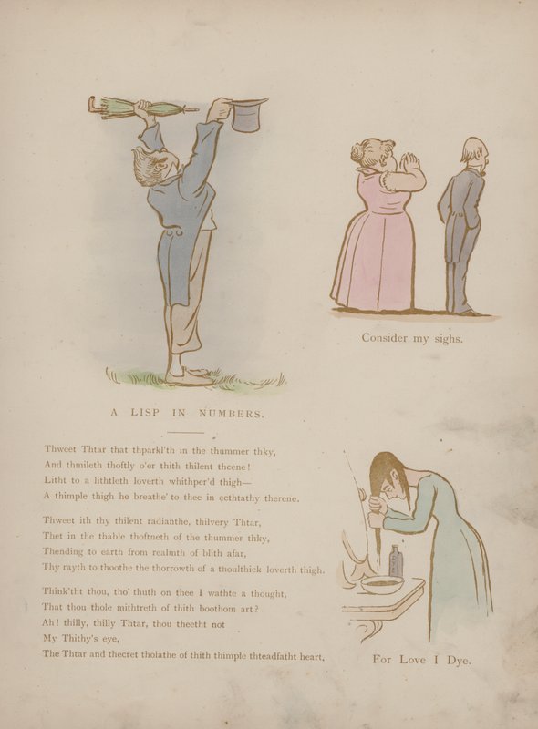 Side fra Cynicus Humors (farvet gravering) af Martin  Anderson