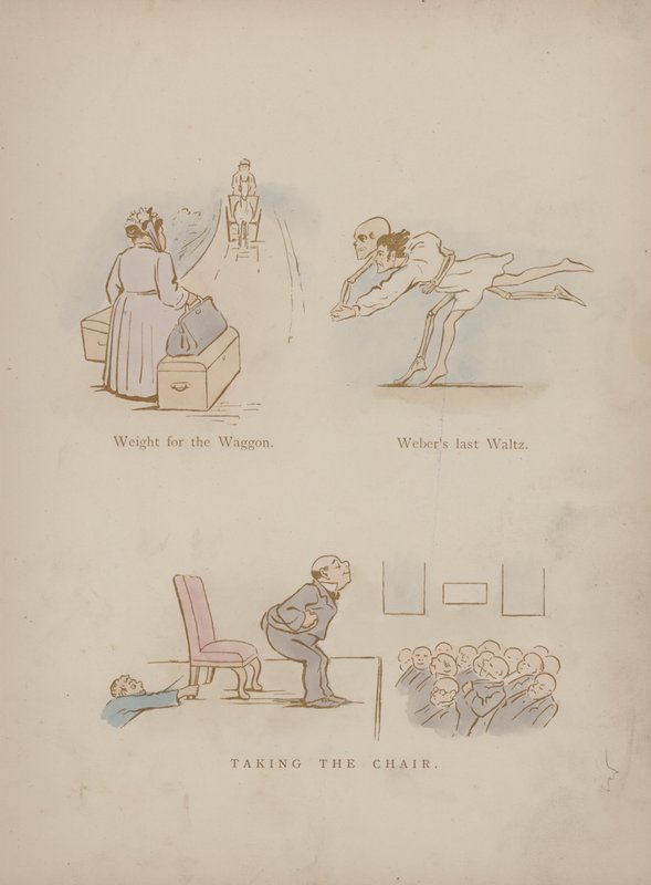 Side fra Cynicus Humors (farvet gravering) af Martin  Anderson