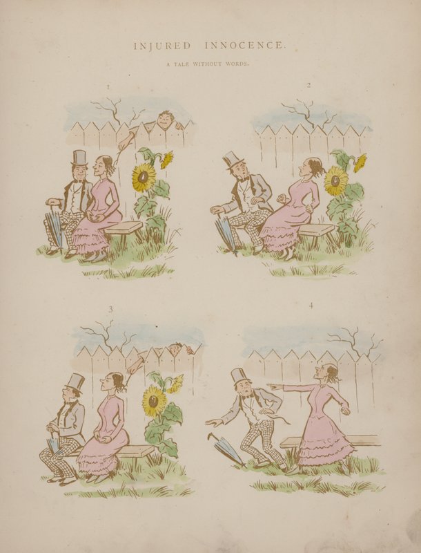 Side fra Cynicus Humors (farvet gravering) af Martin  Anderson