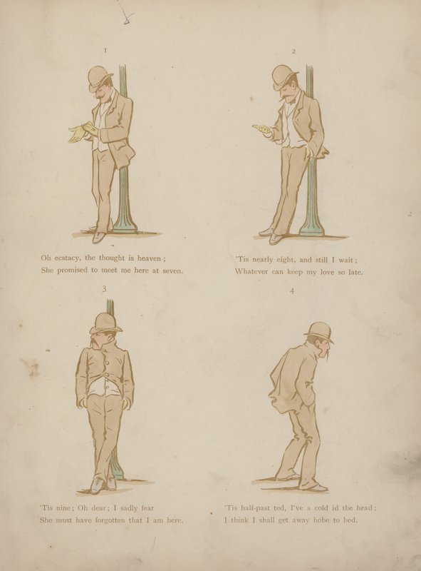 Side fra Cynicus Humors (farvet gravering) af Martin  Anderson