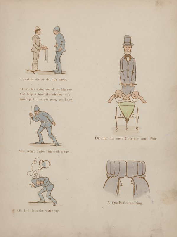 Side fra Cynicus Humors (farvet gravering) af Martin  Anderson