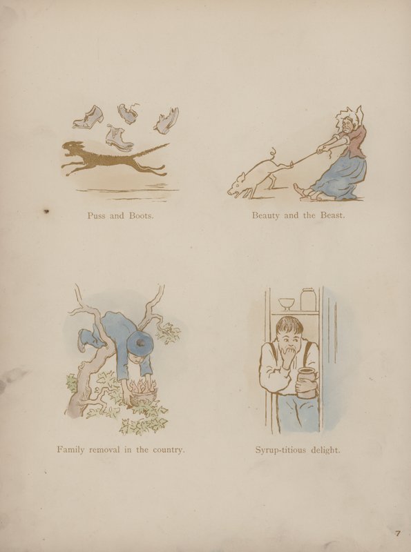 Side fra Cynicus Humors (farvet gravering) af Martin  Anderson