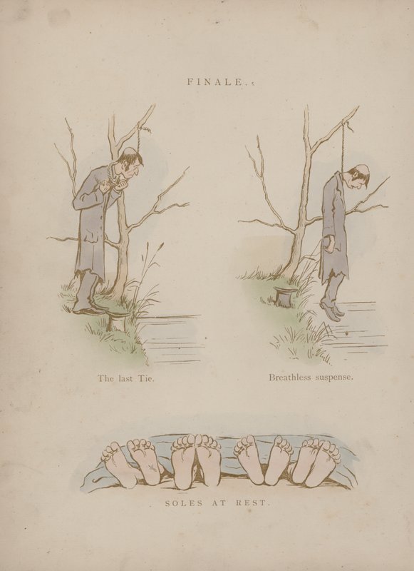 Side fra Cynicus Humors (farvet gravering) af Martin  Anderson