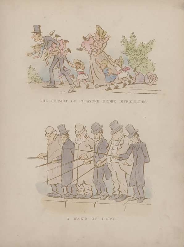 Side fra Cynicus Humors (farvet gravering) af Martin  Anderson