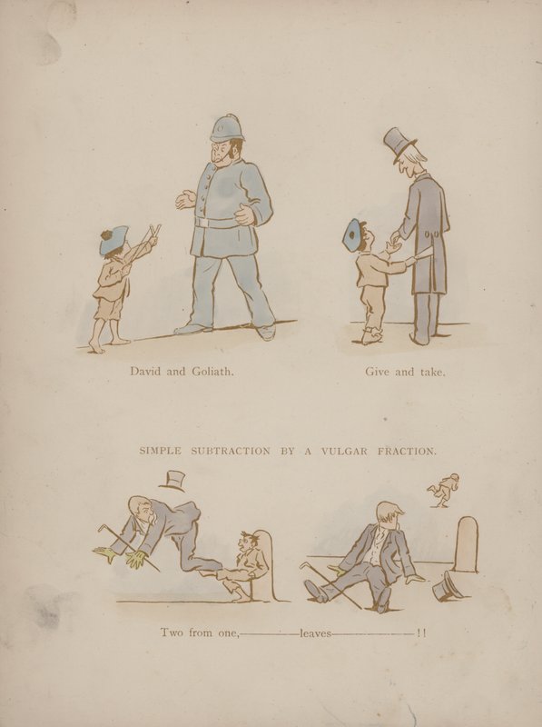 Side fra Cynicus Humors (farvet gravering) af Martin  Anderson