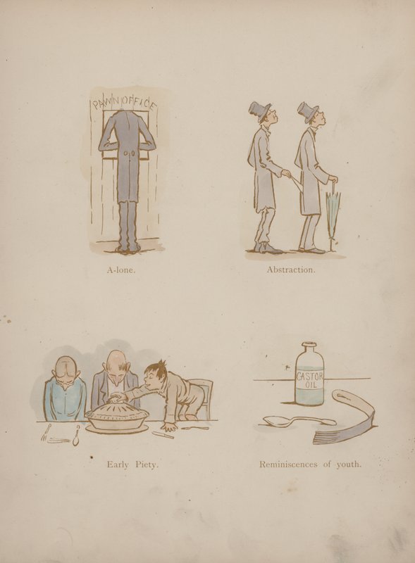 Side fra Cynicus Humors (farvet gravering) af Martin  Anderson