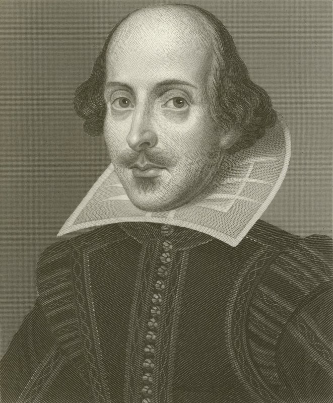 Shakespeare (gravering) af Martin the elder Droeshout