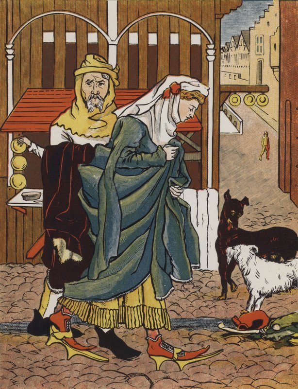 Dame krydser gaden i middelalderen af Mary Eliza Haweis