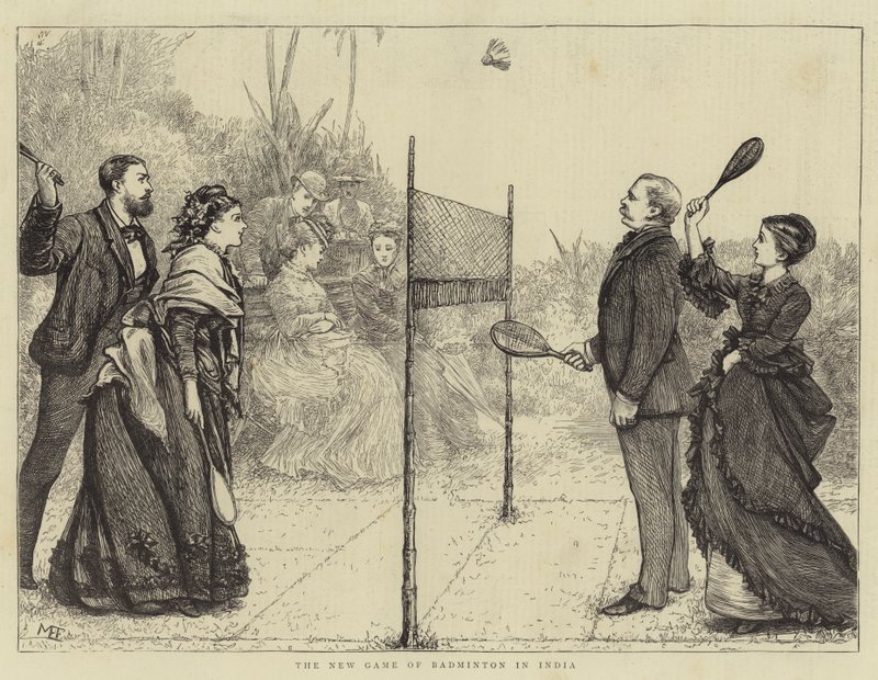 Det nye badmintonspil i Indien af Mary Ellen Edwards