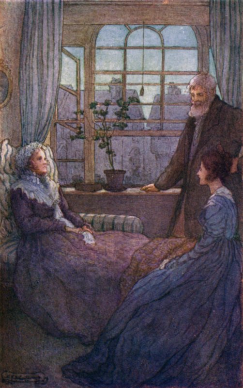 Illustration til Cranford af fru Gaskell af Mary V. Wheelhouse