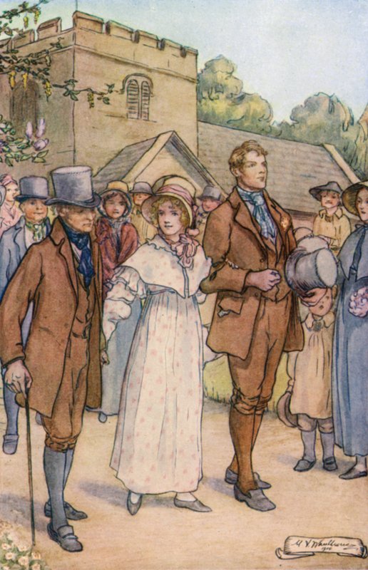 Illustration til Silas Marner af Mary V. Wheelhouse