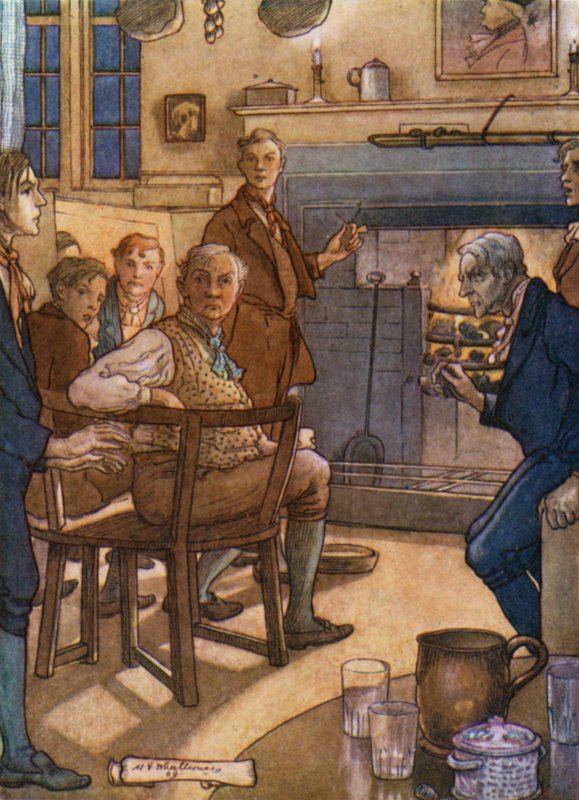 Illustration til Silas Marner af Mary V. Wheelhouse