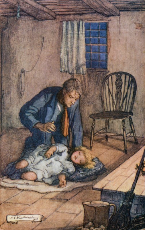 Illustration til Silas Marner af Mary V. Wheelhouse