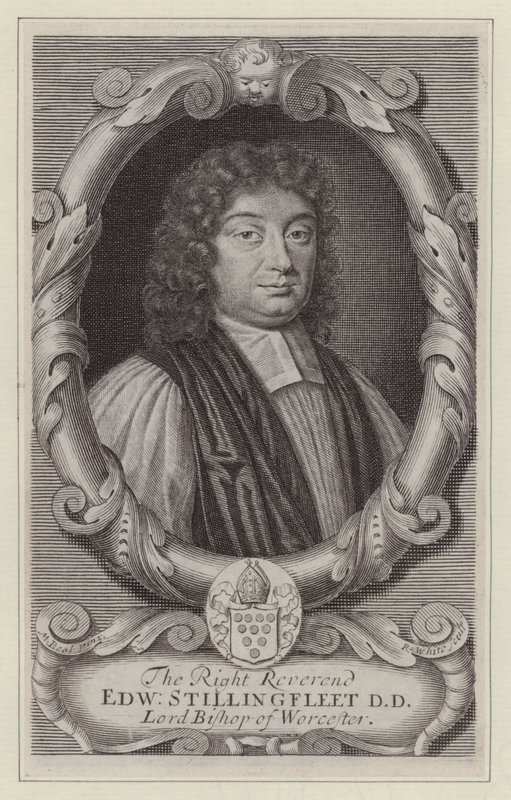 Edward Stillingfleet, biskop af Worcester (gravering) af Mary (after) Beale