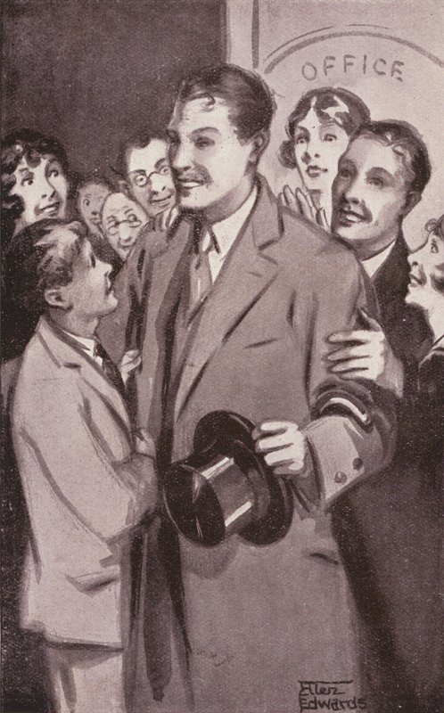 Illustration til Kipps af H.G. Wells (litografi) af Mary Ellen Edwards