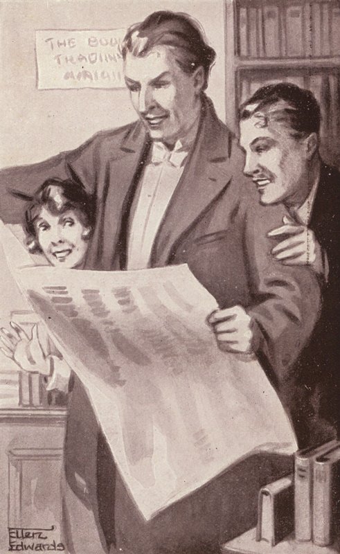 Illustration til Kipps af H.G. Wells (litografi) af Mary Ellen Edwards