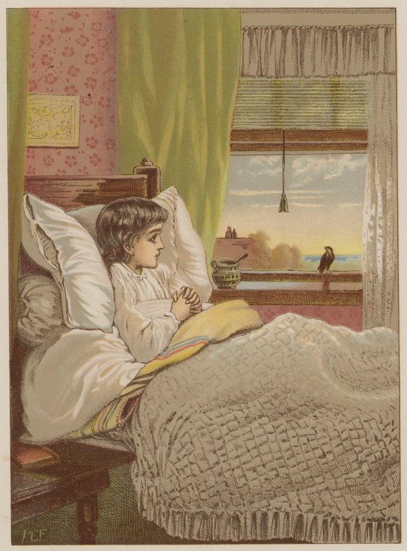 Ugyldigt barn (chromolitho) af Mary Ellen Edwards