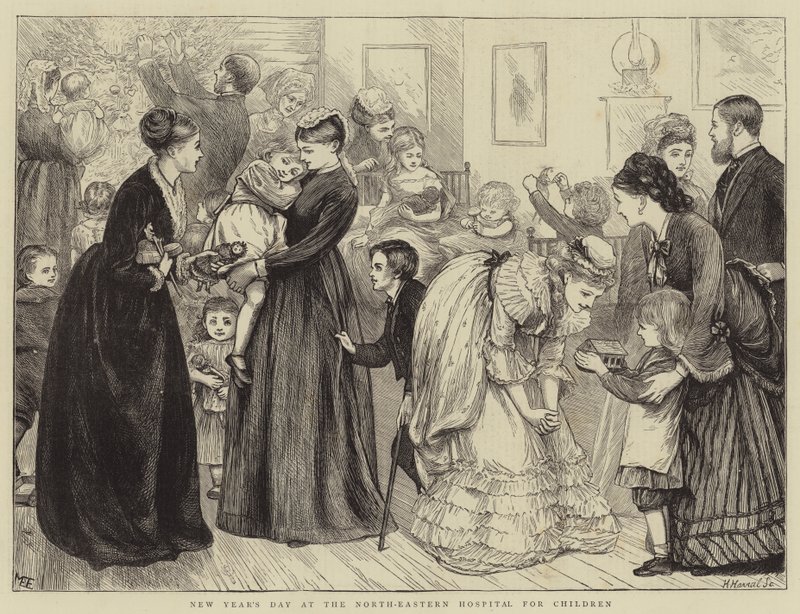 nytårsdag på Nordøst Børnehospital af Mary Ellen Edwards