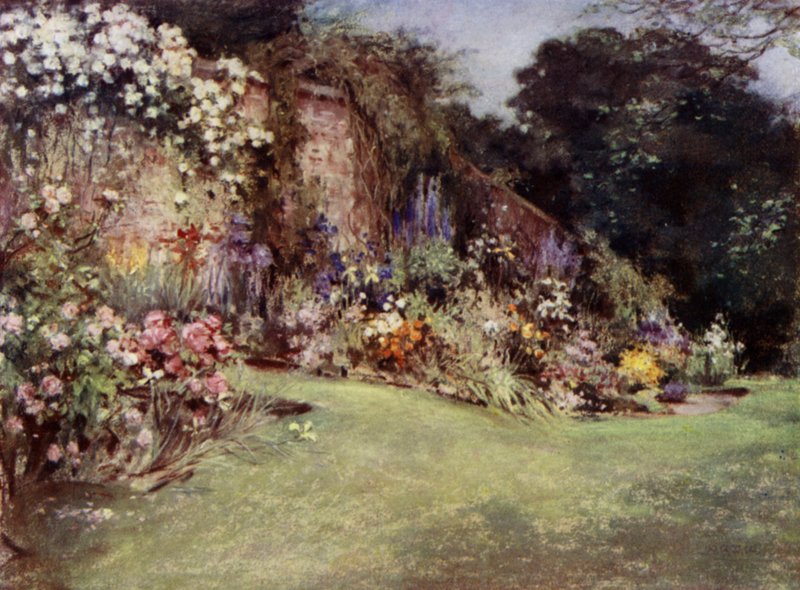 Scottish Gardens: Barskimming (Black Litho) af Mary Georgina Wade Wilson