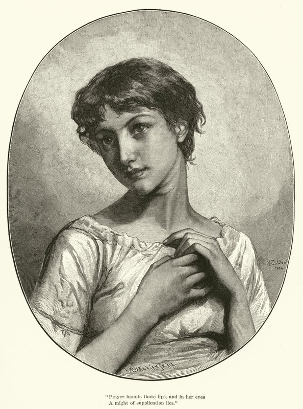 Bøn (gravering) af Mary L. Gow