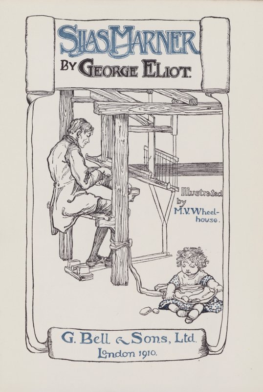 Illustration til Silas Marner (farve litho) af Mary V. Wheelhouse
