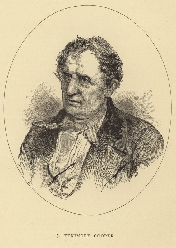 Portræt af James Fenimore Cooper af Mathew B. Brady