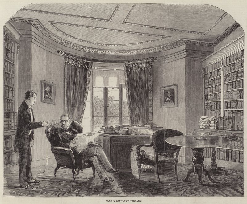 Lord Macaulays bibliotek af Matthew Somerville Morgan