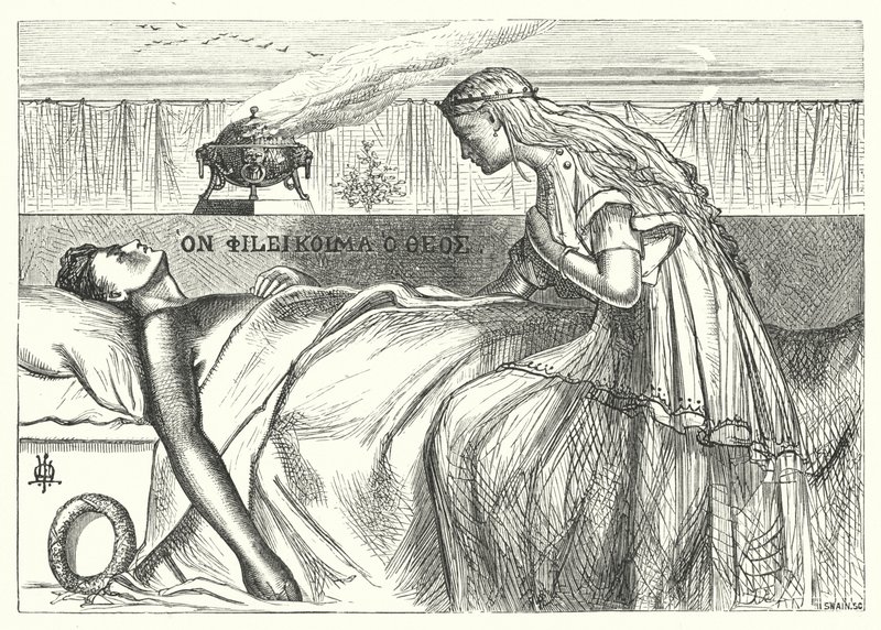 The Madman of Corinth (gravering) af Matthew James (attr. to) Lawless