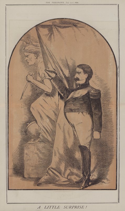 En lille overraskelse! (farve litho) af Matthew