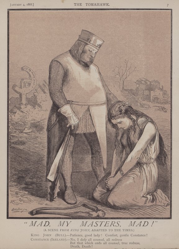 Gal, mine mestre, gal! (farve litho) af Matthew