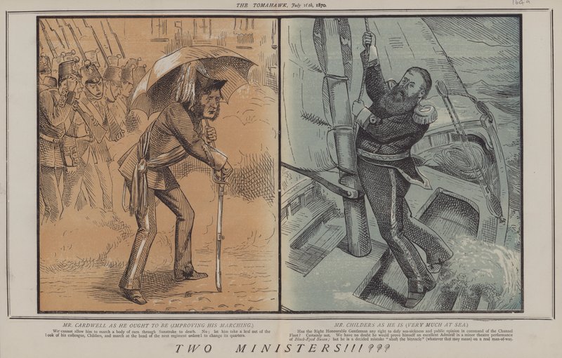 To ministre!!!??? (farve litho) af Matthew