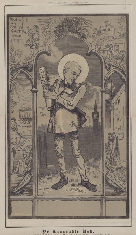 Ye Venerable Bob (farve litho) af Matthew