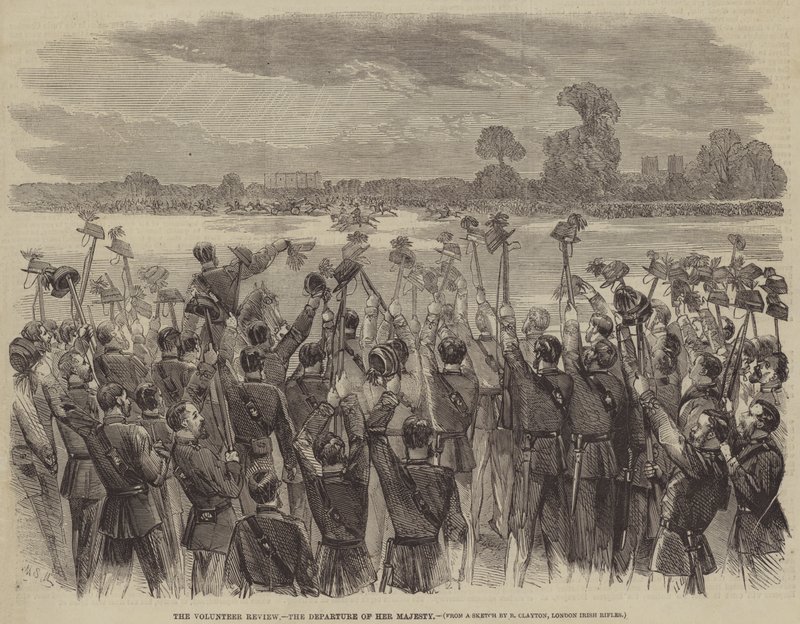 Frivilligrevyen, Hendes Majestæts Afgang af Matthew Somerville Morgan